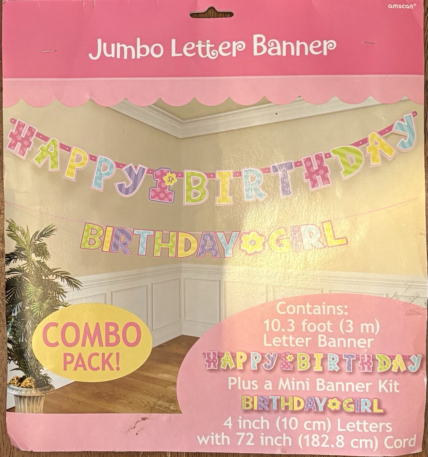 Happy 1st Birthday Banner Combo Set For The Birthday Girl