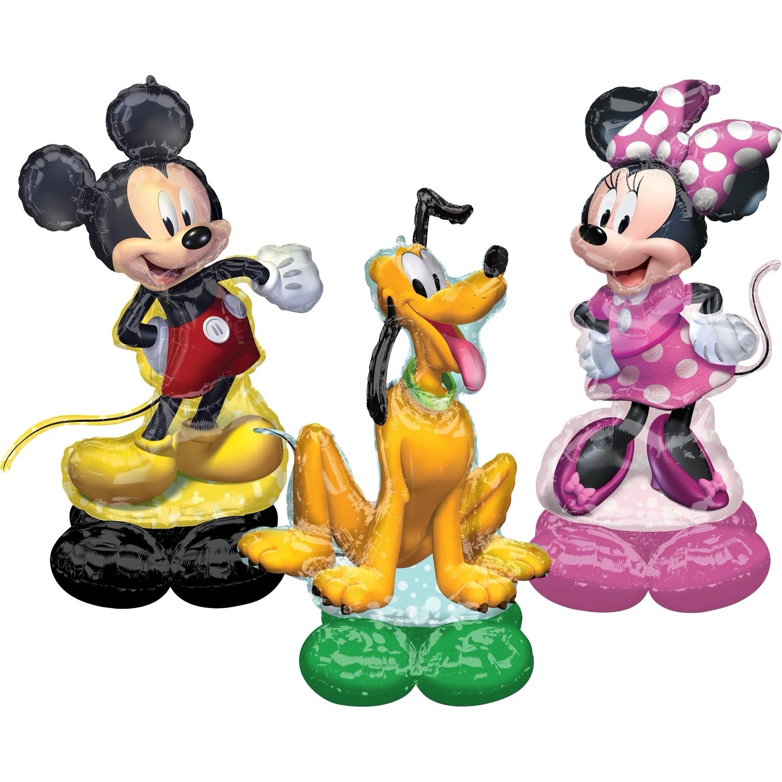 Anagram Disney Mickey Mouse AirLoonz Balloon Set 3pc Party Decoration Air Fill