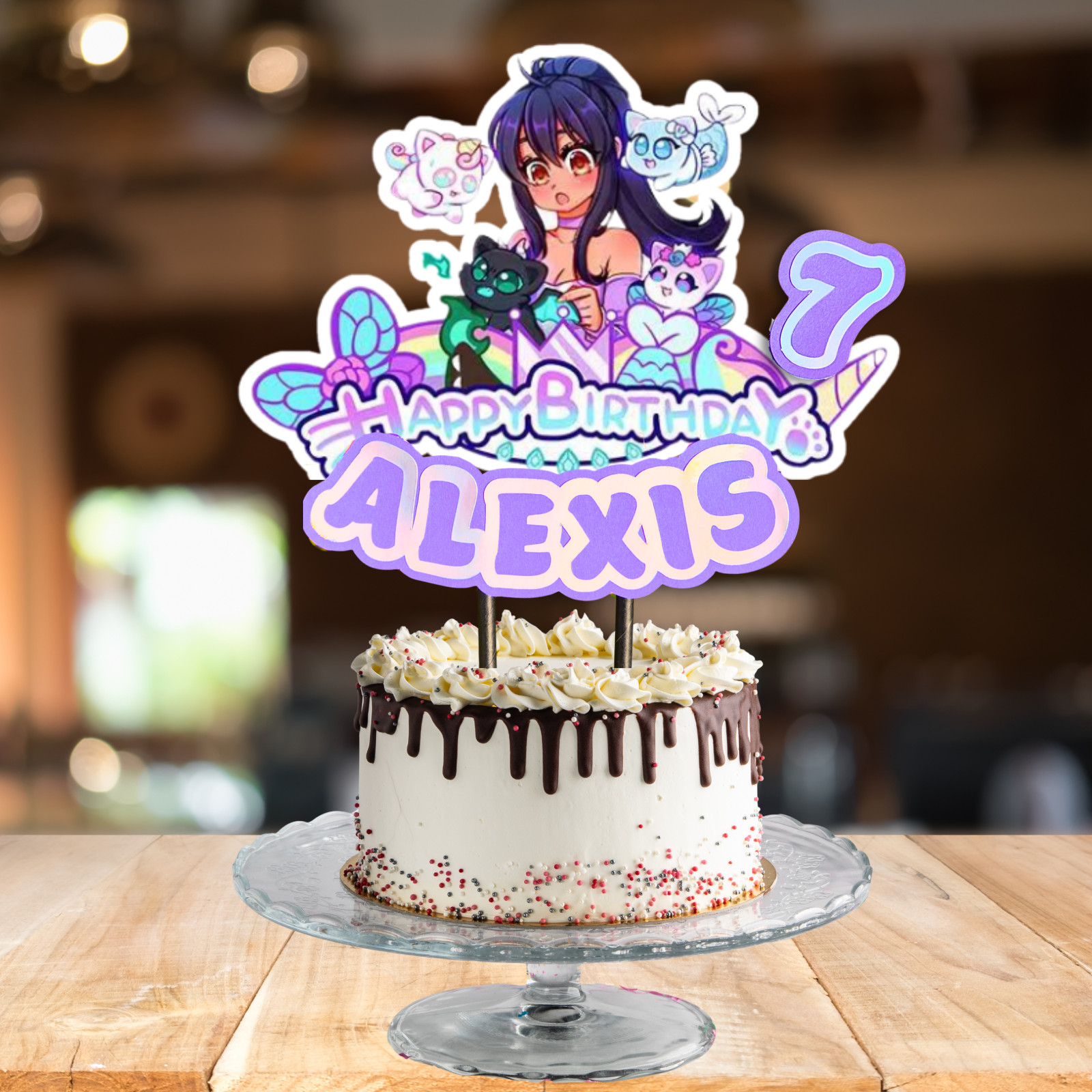 Aphmau TABLEWAR birthday party supplies favor centerpiece decoration event theme