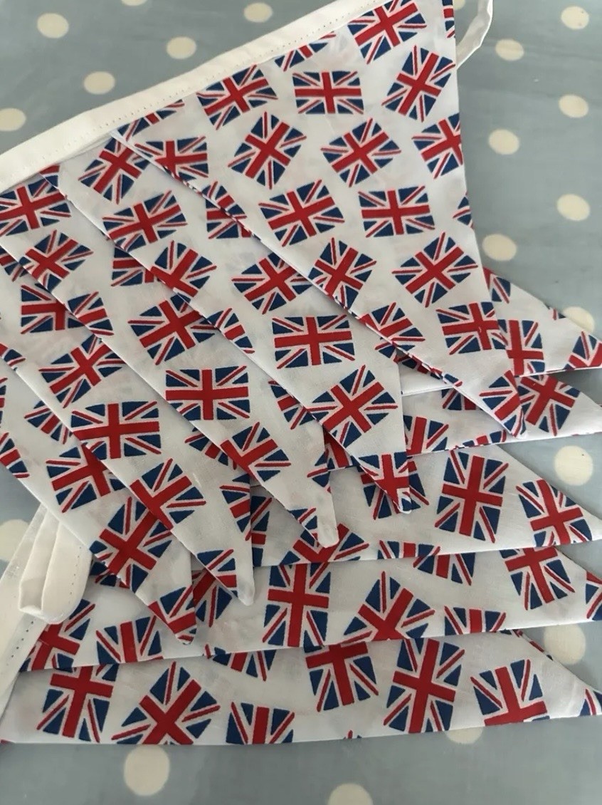 Union Jack Fabric Bunting