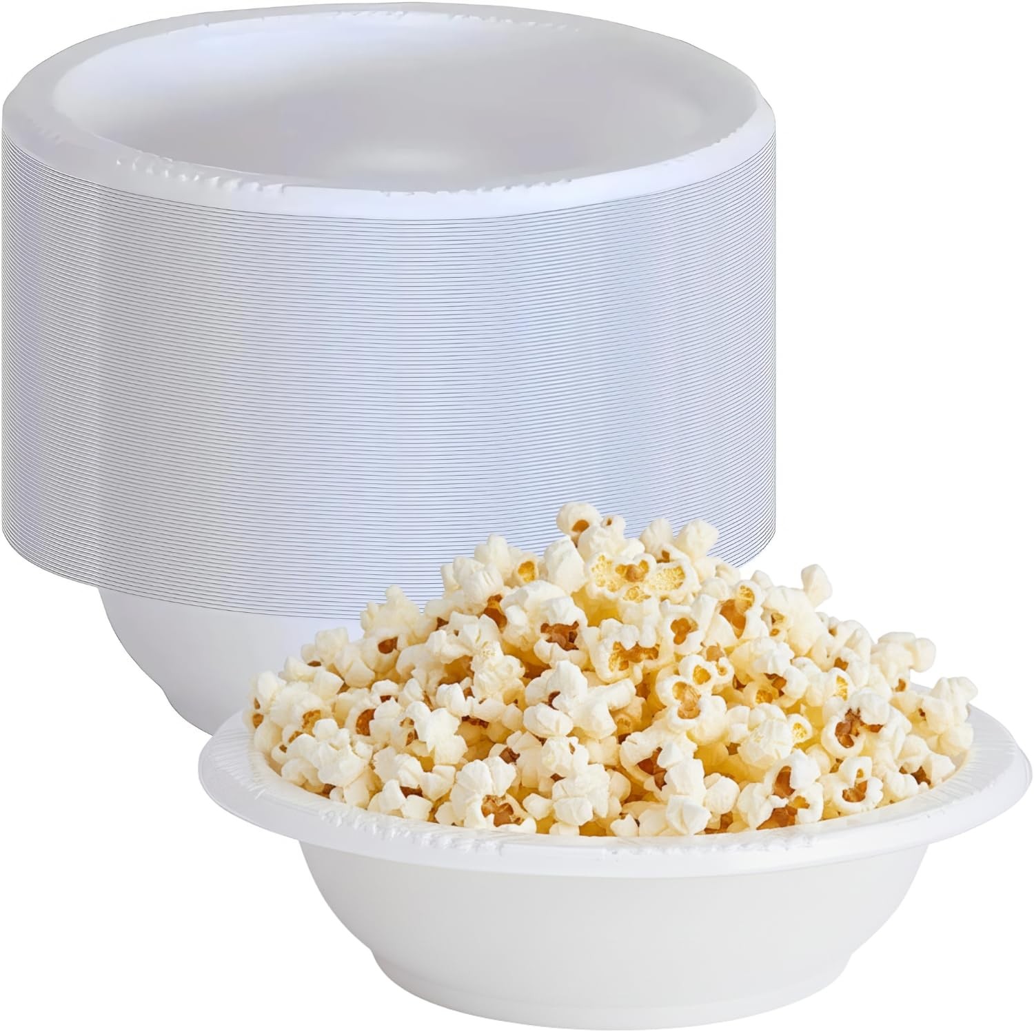 Party Dimensions Dessert Bowl 5oz White Pack of 100 Plastic Bowls 12500