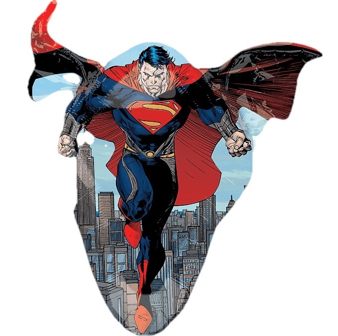 Superman Balloon 31″ Foil Superman Flying Action Anagram SuperShape Character