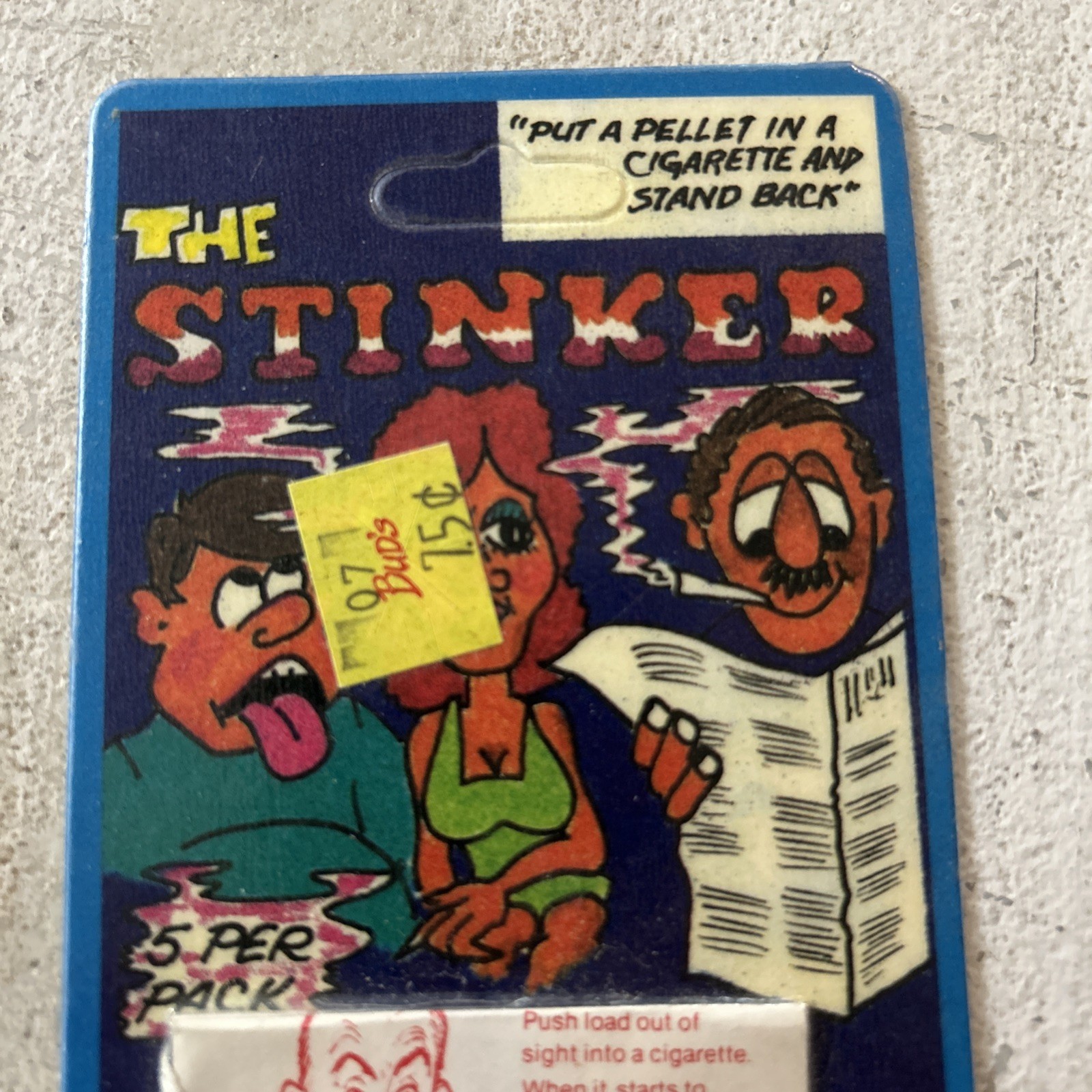 RARE 1984 ORIGINAL STINK LOADS NEW ON CARD CA. NOVELTIES VERY HARD TO FIND