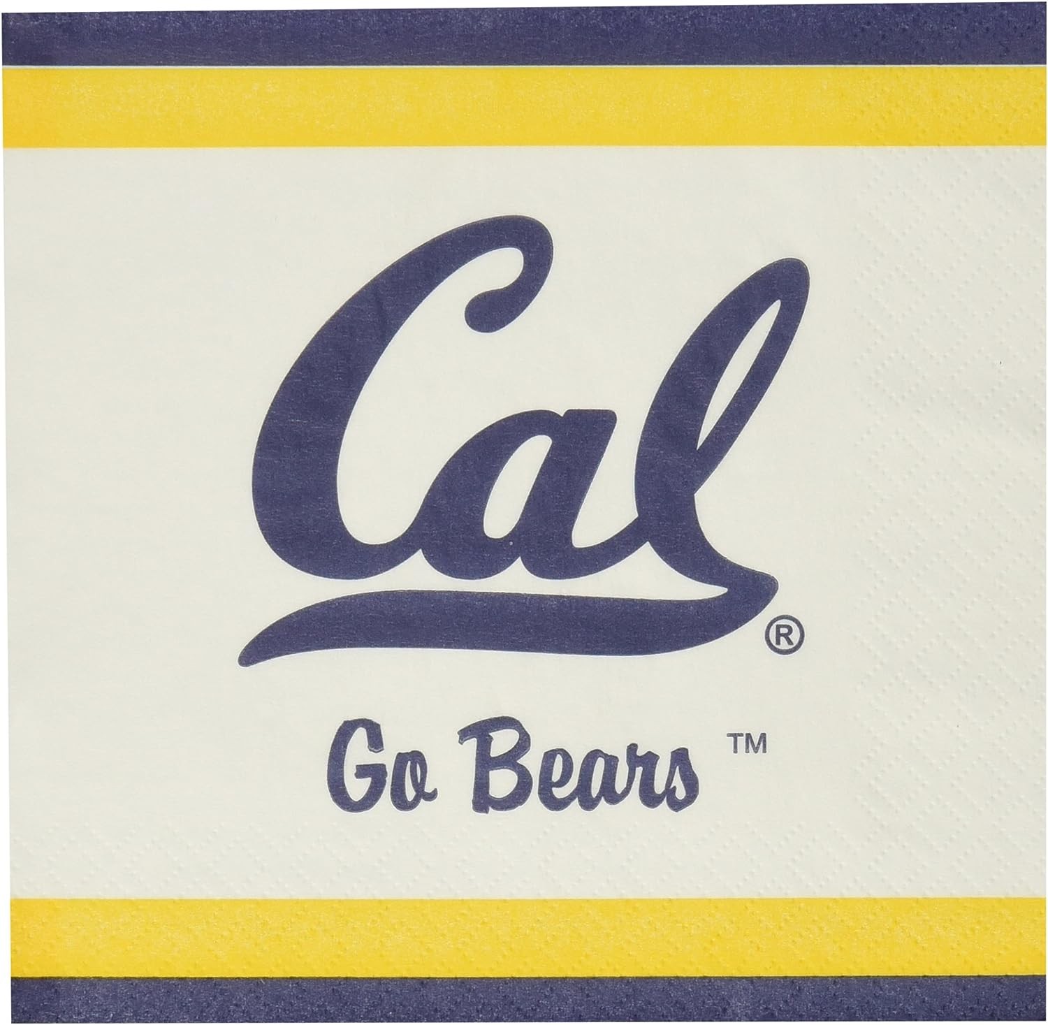 California Golden Bears NCAA University College Sports Party Beverage Napkins