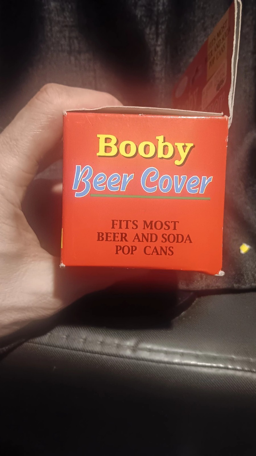 Forum Novelties Novelty Beer Can Cover Topper, Beige, Party, Adults 18+