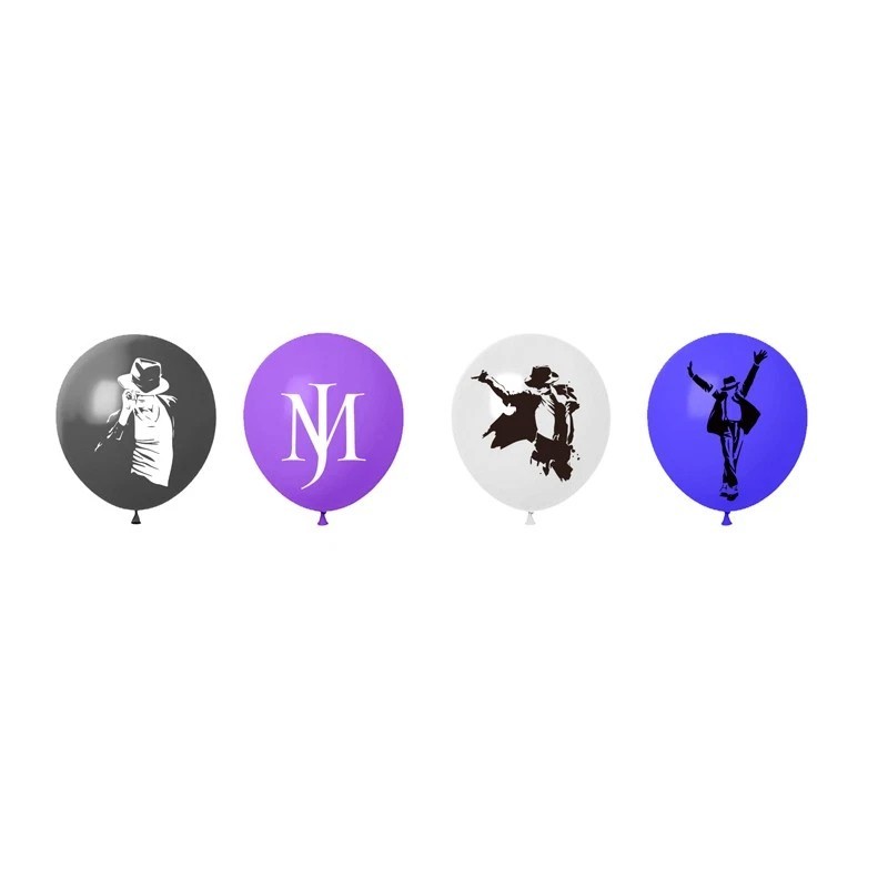 New Michael Jackson Birthday Party Decor Banner Balloons Cupcake Topper Supplies
