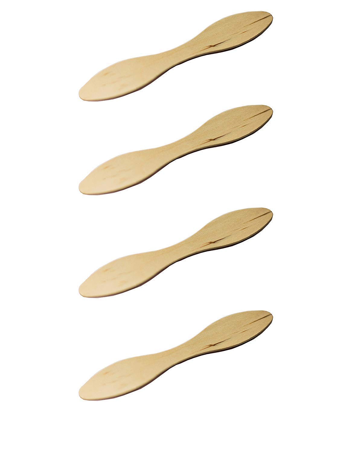 Perfect Stix 5 Unwrapped Plain Wooden Ice Cream/Taster Spoon 2000Ct Ps-5”Un