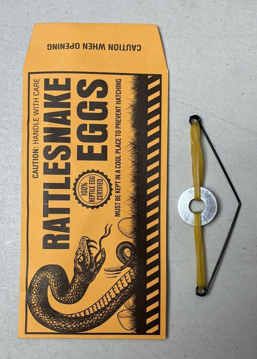 Rattlesnake Eggs One Dozen Packages Great Gag Joke New Rattle Snake 12 Prank