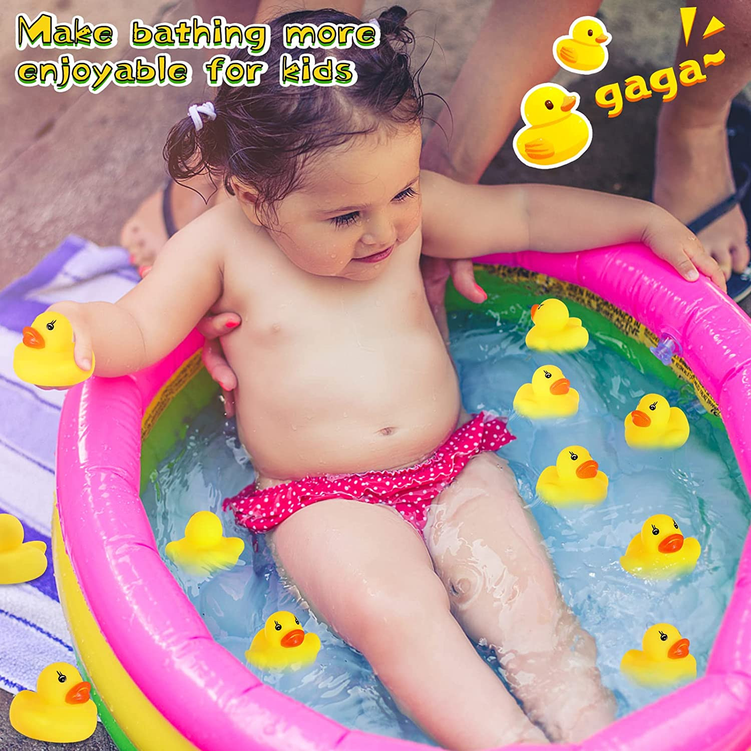 Rubber Ducks in Bulk,Assortment Duckies for Jeep Ducking Floater Duck Bath Toys