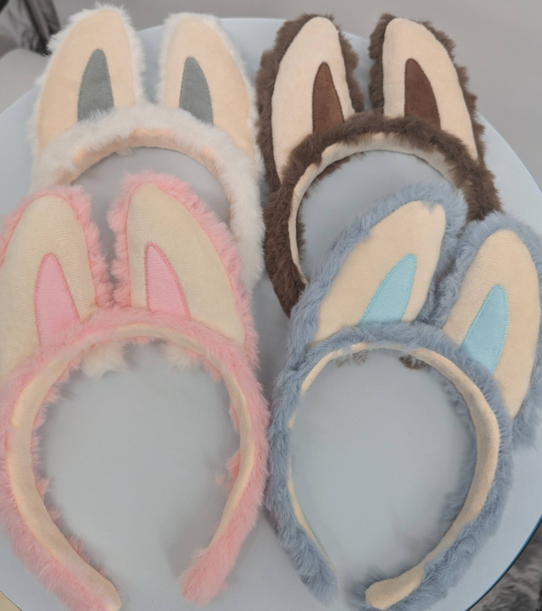 4 pc Labubu Ears Headband birthday party favor Easter bunny child adult unisex