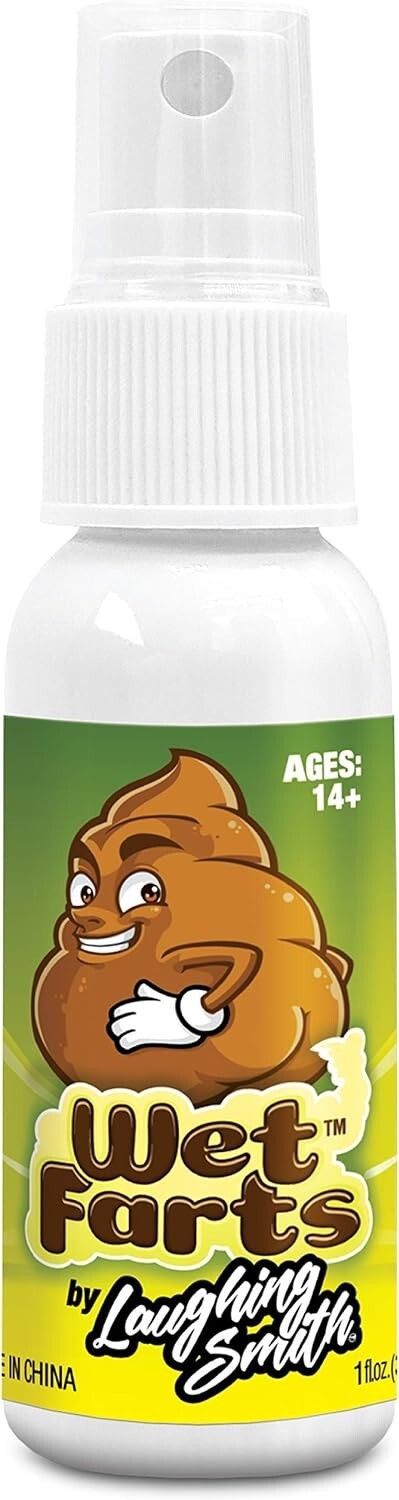 Laughing Smith – Wet Farts – Potent Stink Spray – Extra Strong Stink – Prank Gag
