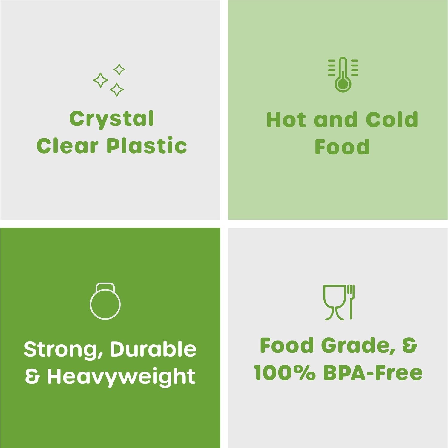300 Pack] Heavyweight Clear Plastic Forks with Engraved Design – Disposable S…