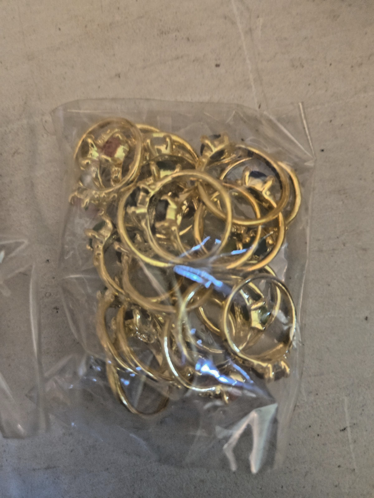 Bulk Adult Rings Lot 7 Cello Pkgs (approx 20+ per) Party Favor, Gifts – NOS