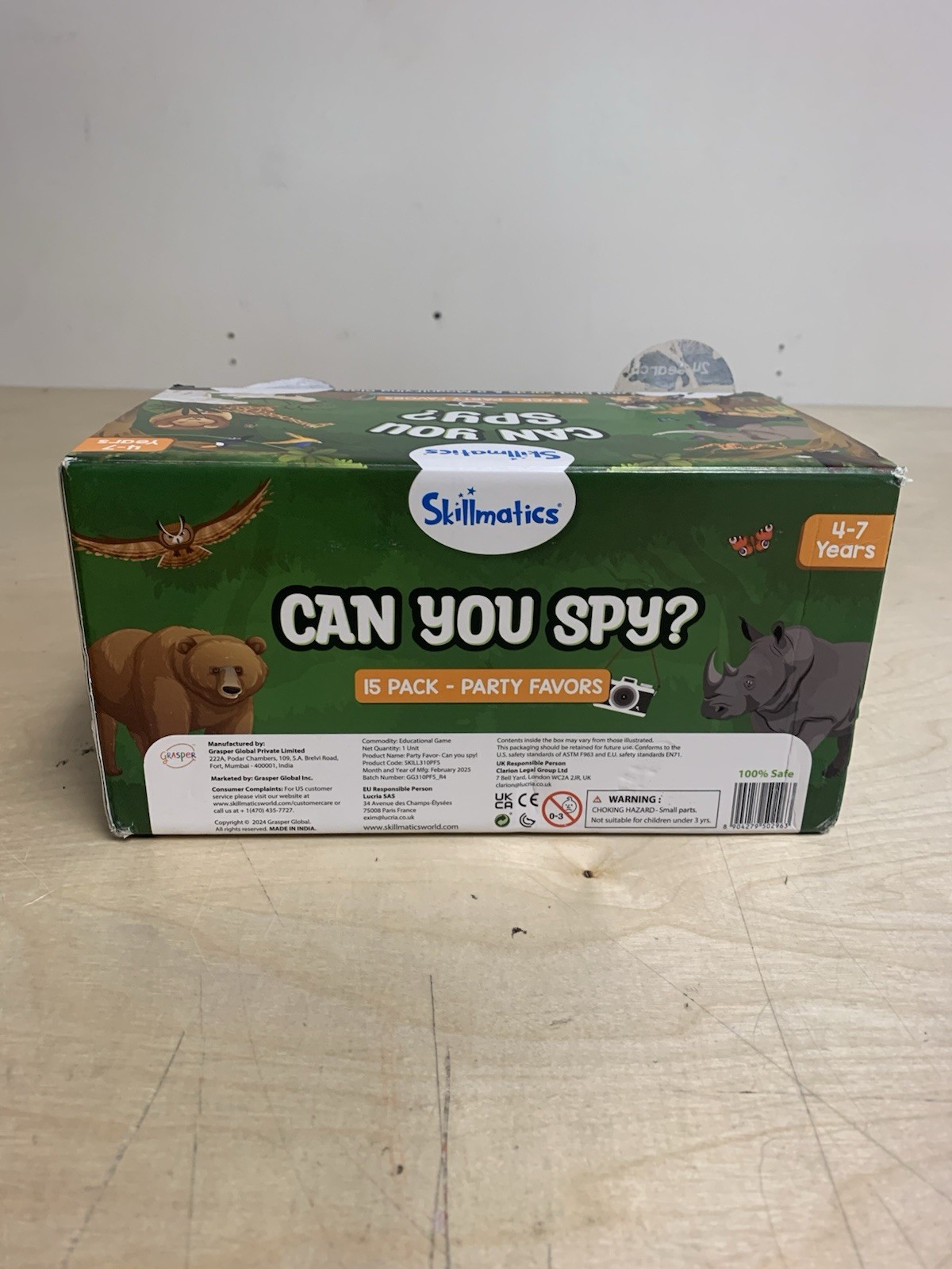 Skillmatics Party Favors (Pack of 15) – Can You Spy Animals Cards Set, Goodie…