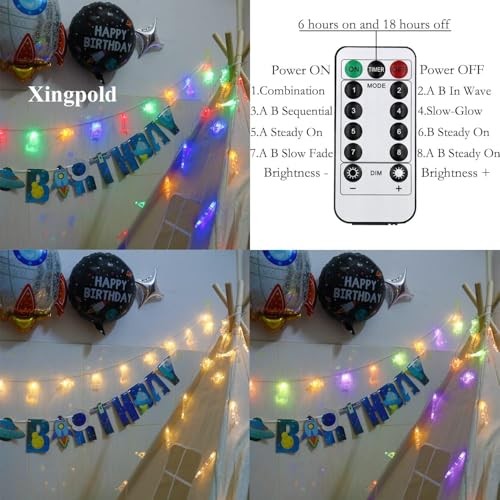 Color Changing Lights for Kids Bedroom, Birthday Gifts for Kids,11Ft 20Leds