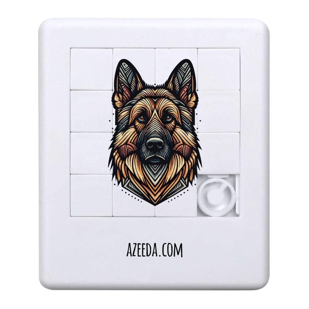 ‘Art Deco German Shepherd’ Sliding Puzzle (PZ00041656)