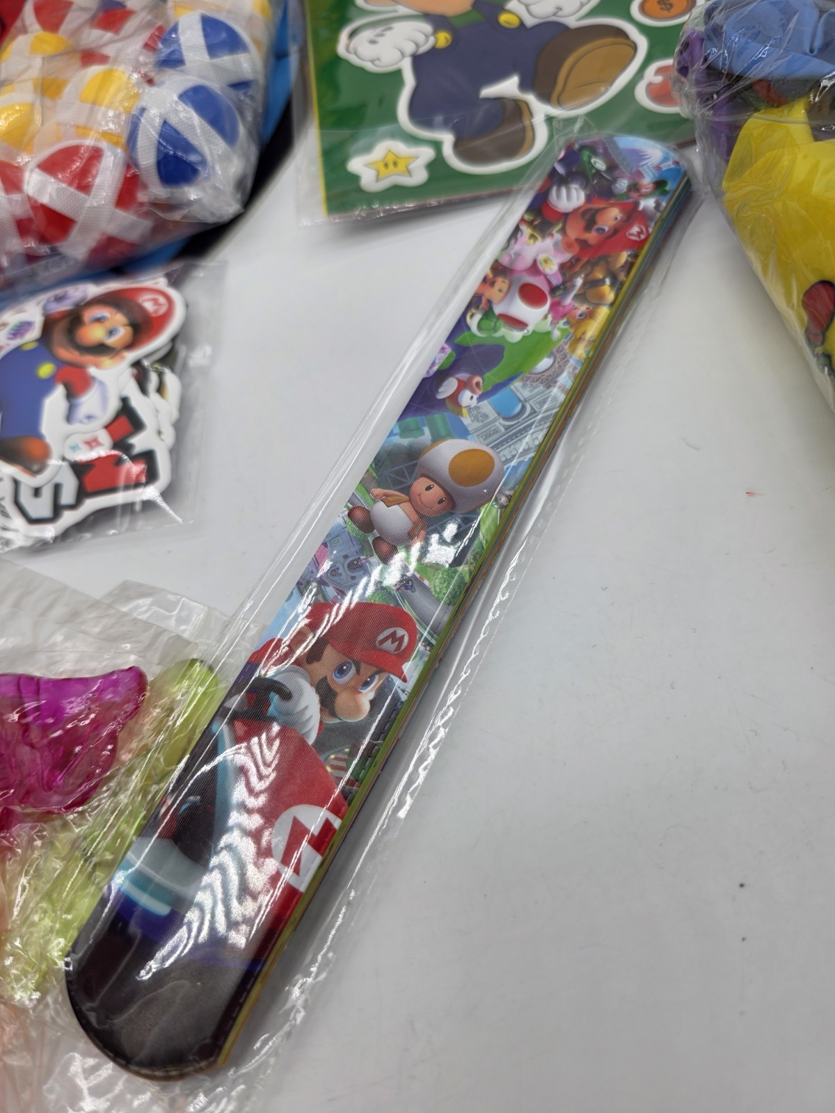 Super Mario Party Bag Video Game Birthday Pack Gift Favors Balloons Mustache Lot