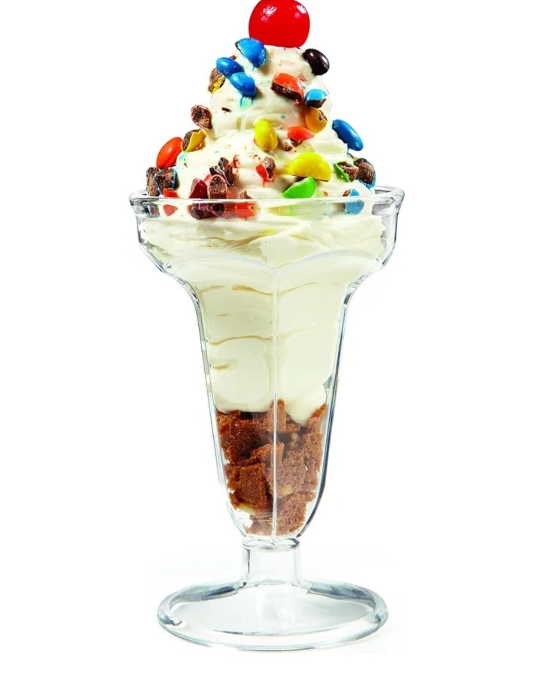 G.E.T. ICM-24-CL BPA-Free Plastic Classic Ice Cream Sundae Cups 5oz – 12pk – P16