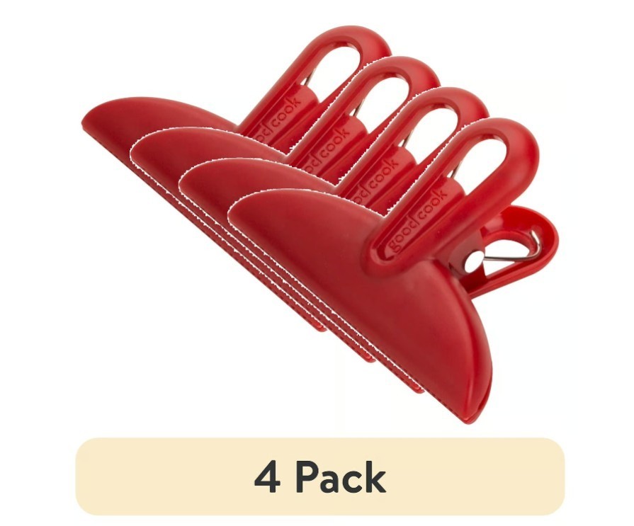 4 Pack Goodcook 3-1/4 In. Plastic Mini Chip Clip 11991