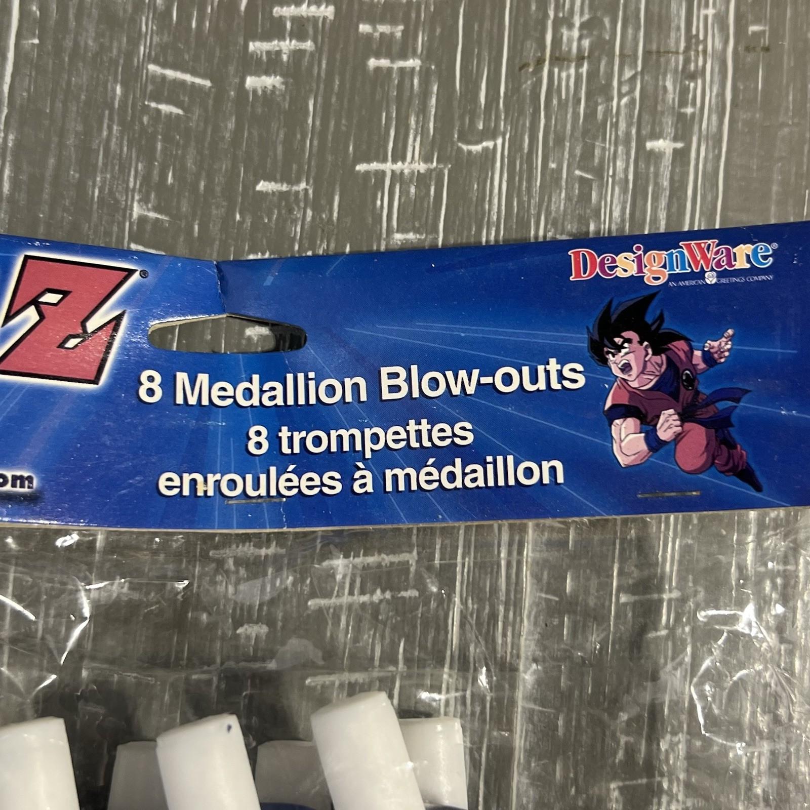 8 Pack DRAGON BALL Z BLOWOUTS ~ Birthday Party Supplies Favors Toei Cartoon GoKu