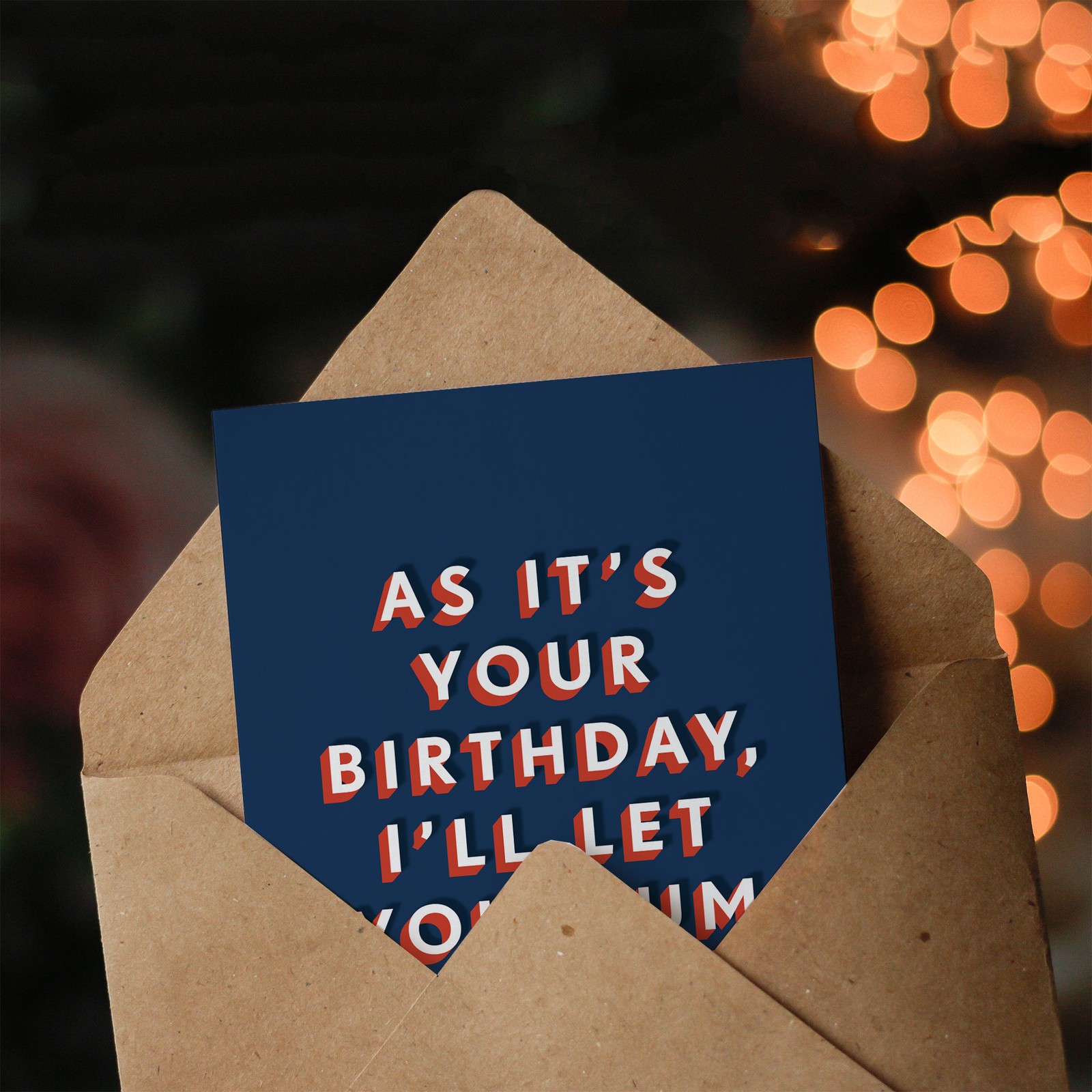 Will Let You Cum First Funny Adult Humour Birthday Card