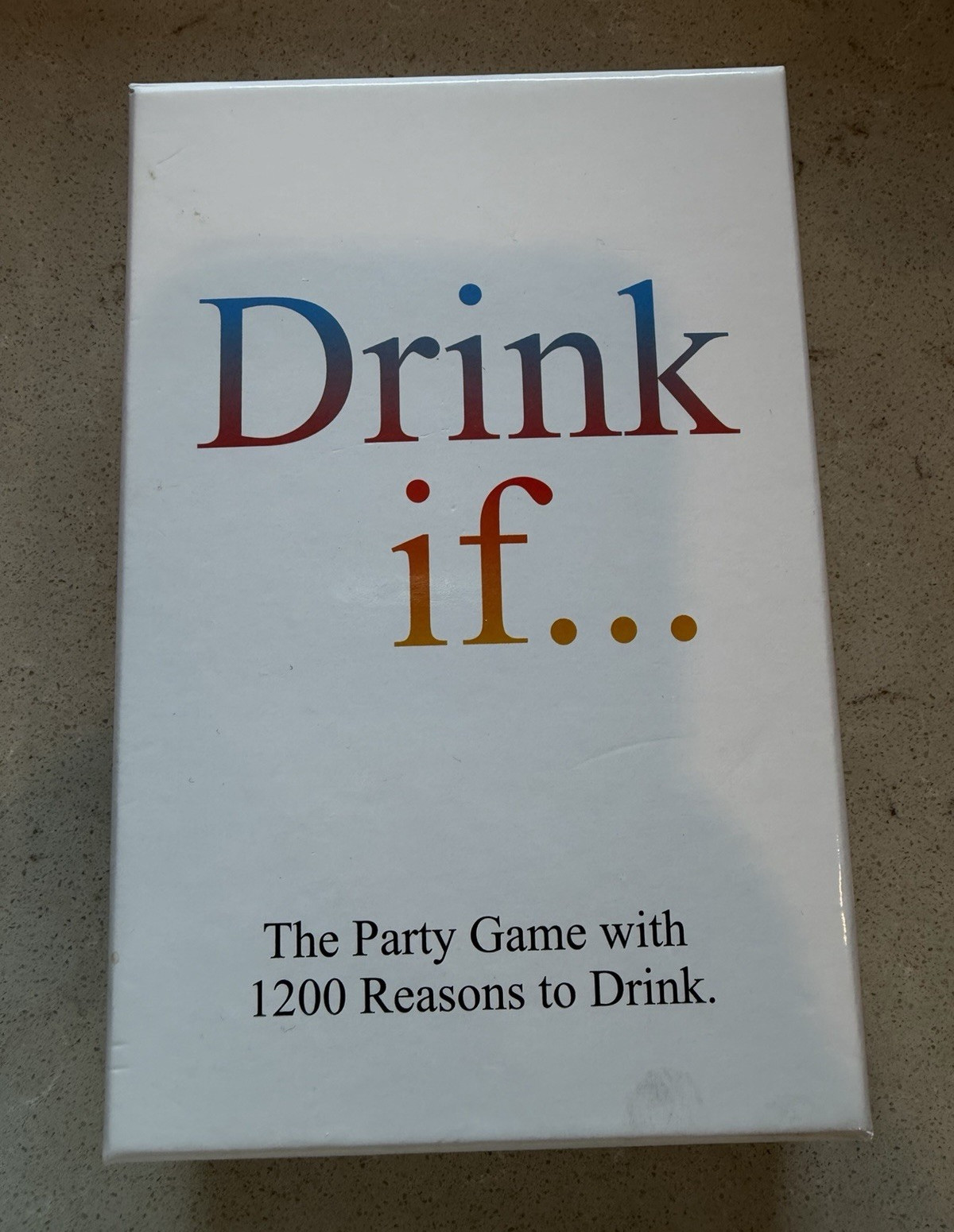 Kheper Games Drink If… Party Drinking Game 1200 Cards, Dice & Instructions 18+