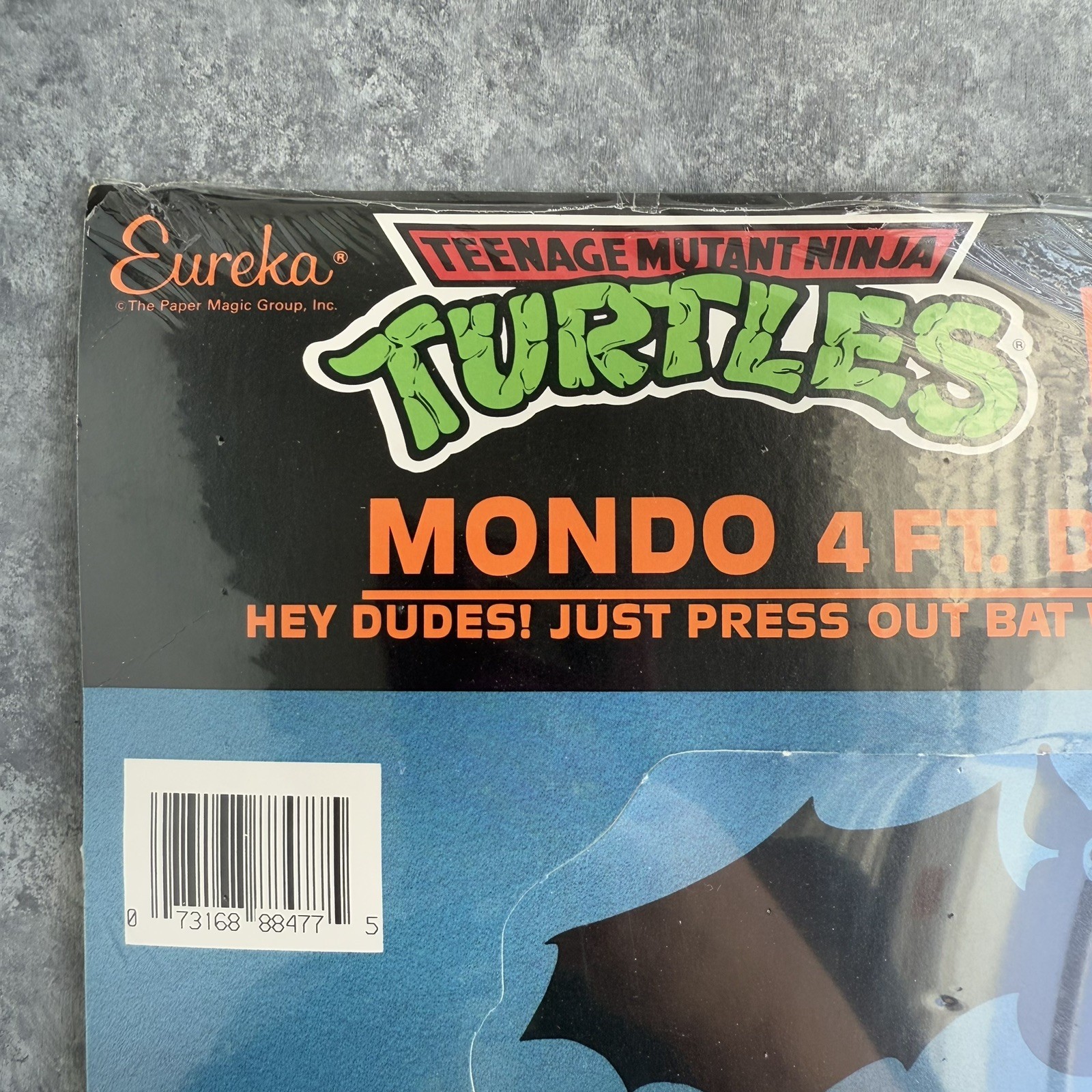 Vintage Eureka Teenage Mutant Ninja Turtles Halloween Banner 4 ft TMNT NEW