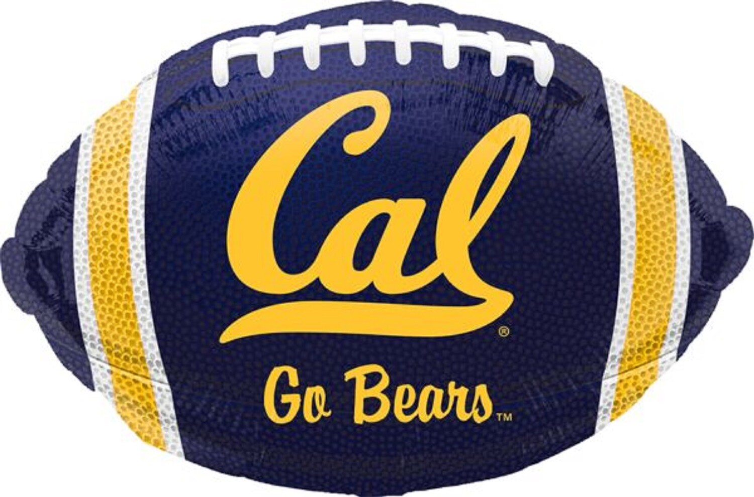 California Golden Bears NCAA Sports Party Decoration 18″ Football Mylar Balloon