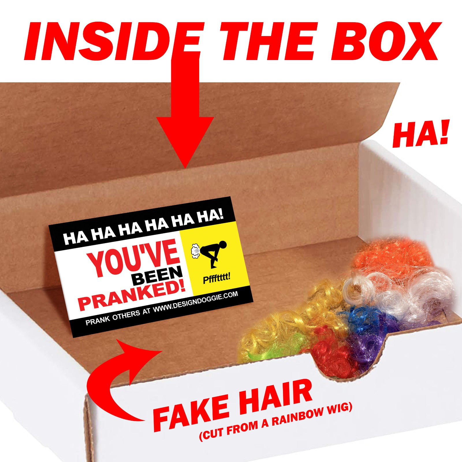 Prank Clown Crotch Mail Gag Sent Directly to your Friends to Embarrass Them!