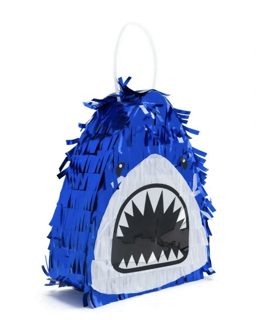 Pack of 2 Foil Shark Head Party Pinata, Multi-Color, by Way To Celebrate