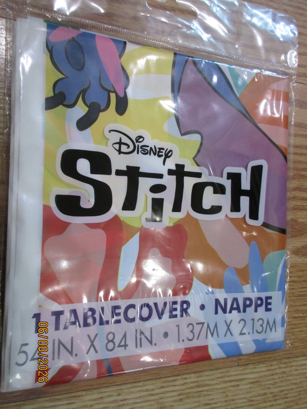 Disney’s Stitch Birthday Party Supplies Multi-color 3pc Lot 2024 NOS