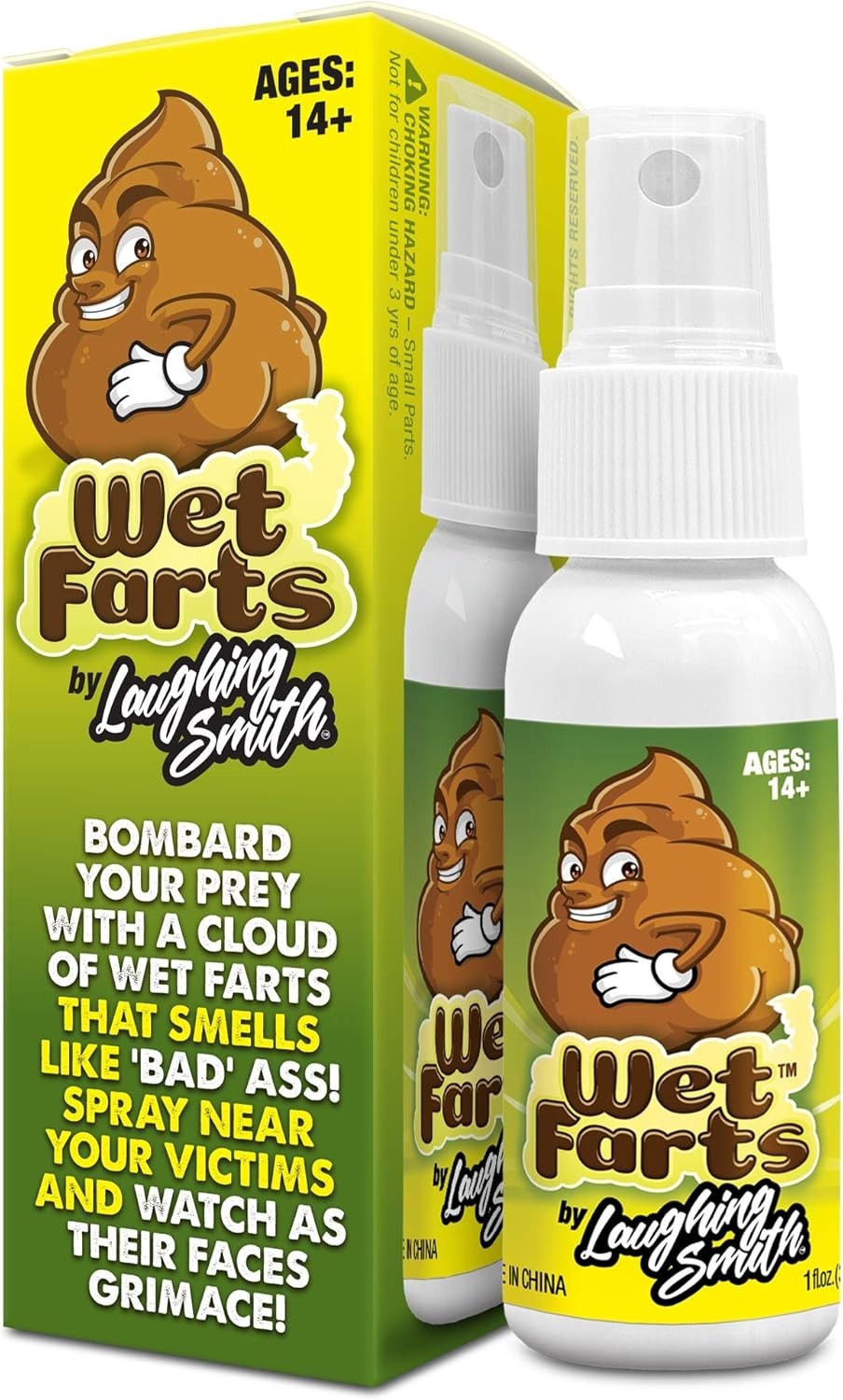 Wet Farts – Potent Stink Spray – Extra Strong Stink – Hilarious Gag Gifts & P…