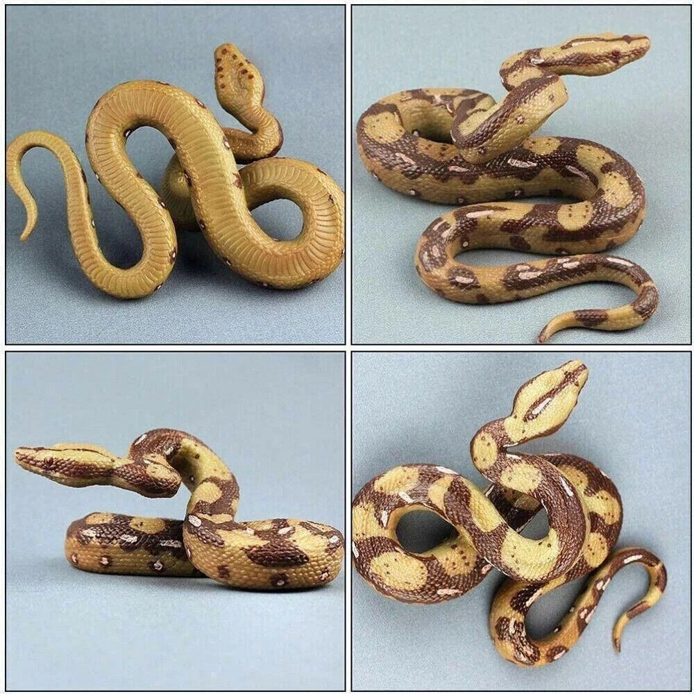 Realistic Big Rubber Snake Lifelike Scary Prank Toy Joke Party Prop Garden