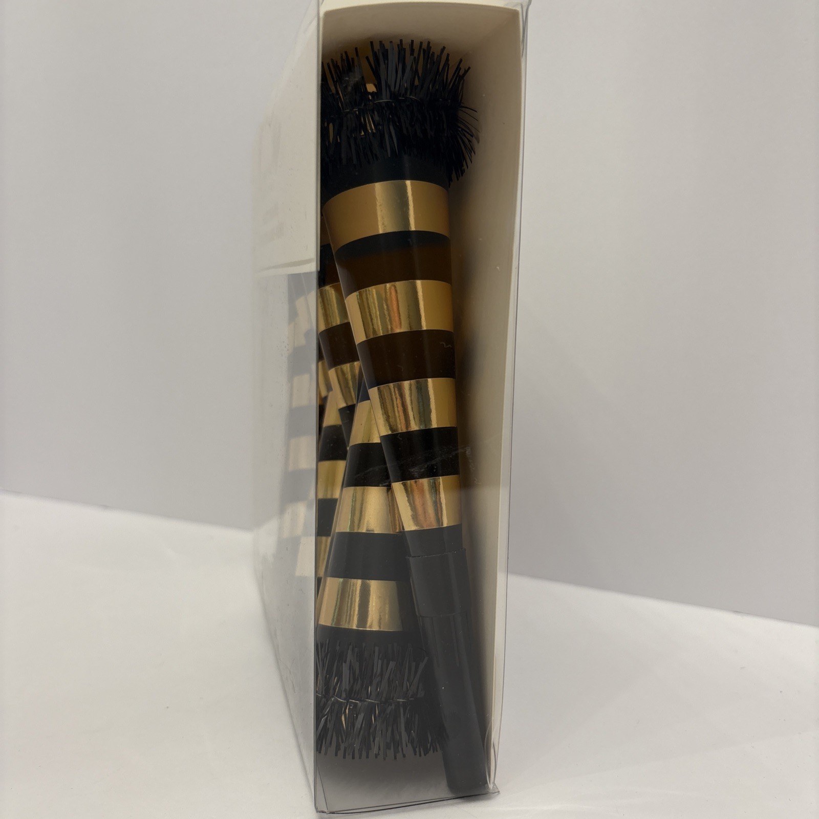 Paper Destiny My Mind’s Eye New Year’s Eve Party Horns Set of 6 New Gold