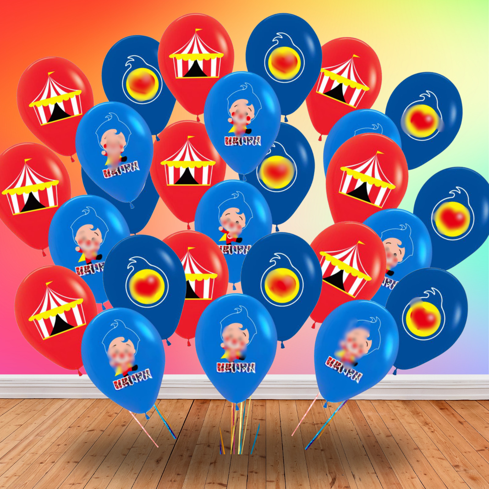 PLIM PLIM PARTY SUPPLIES DECORATION BALLOONS BANNER TABLE COVER THEME CAKE