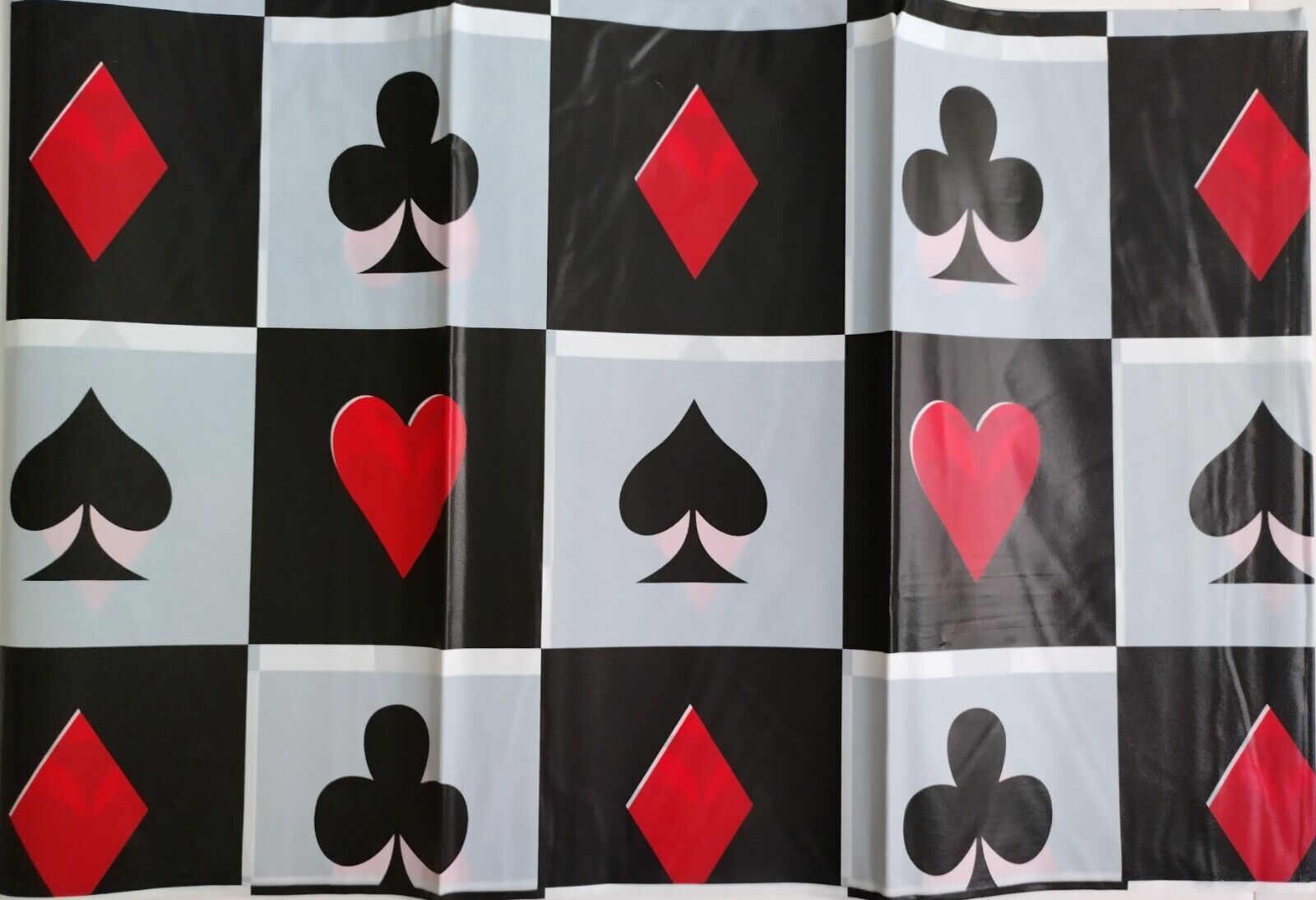 Table Cover Casino Event Decoration Unisex Adult Tablecloth Happy Birthday Party