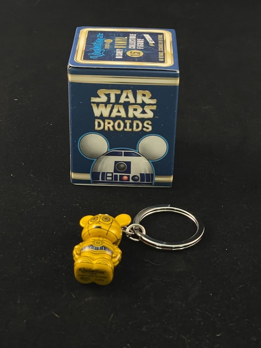 4x Disney Park Authentic Party Favors Star Wars Droid Toy+Keychain Sealed Mickey