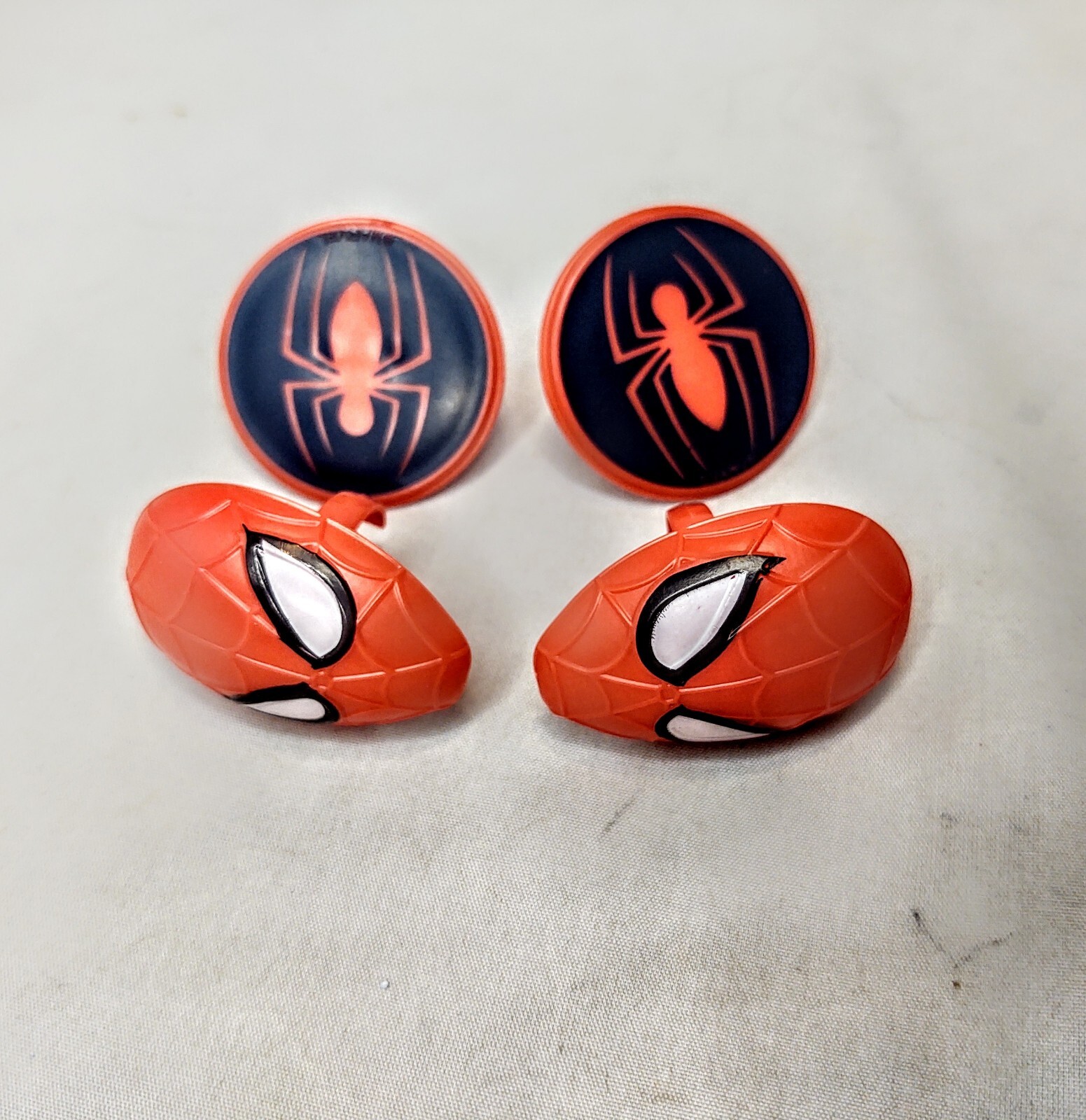 Cake Cupcake Toppers Marvel Spider-Man Superhero Rings Birthday Party Supplies