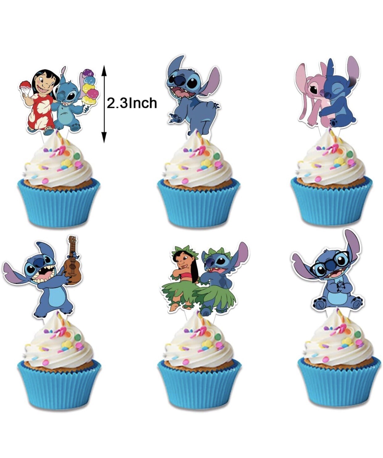NEW Cartoon Lilo & Stitch Theme Birthday Party Decorate Supplies Set US Stock