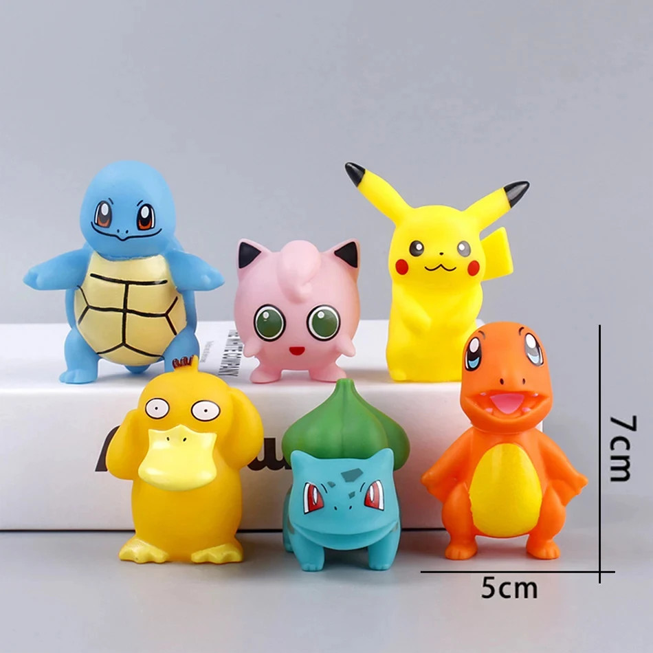 15Pcs Pokemon Cake Topper Set Pikachu Anime Party Birthday Decor Free Ship USA