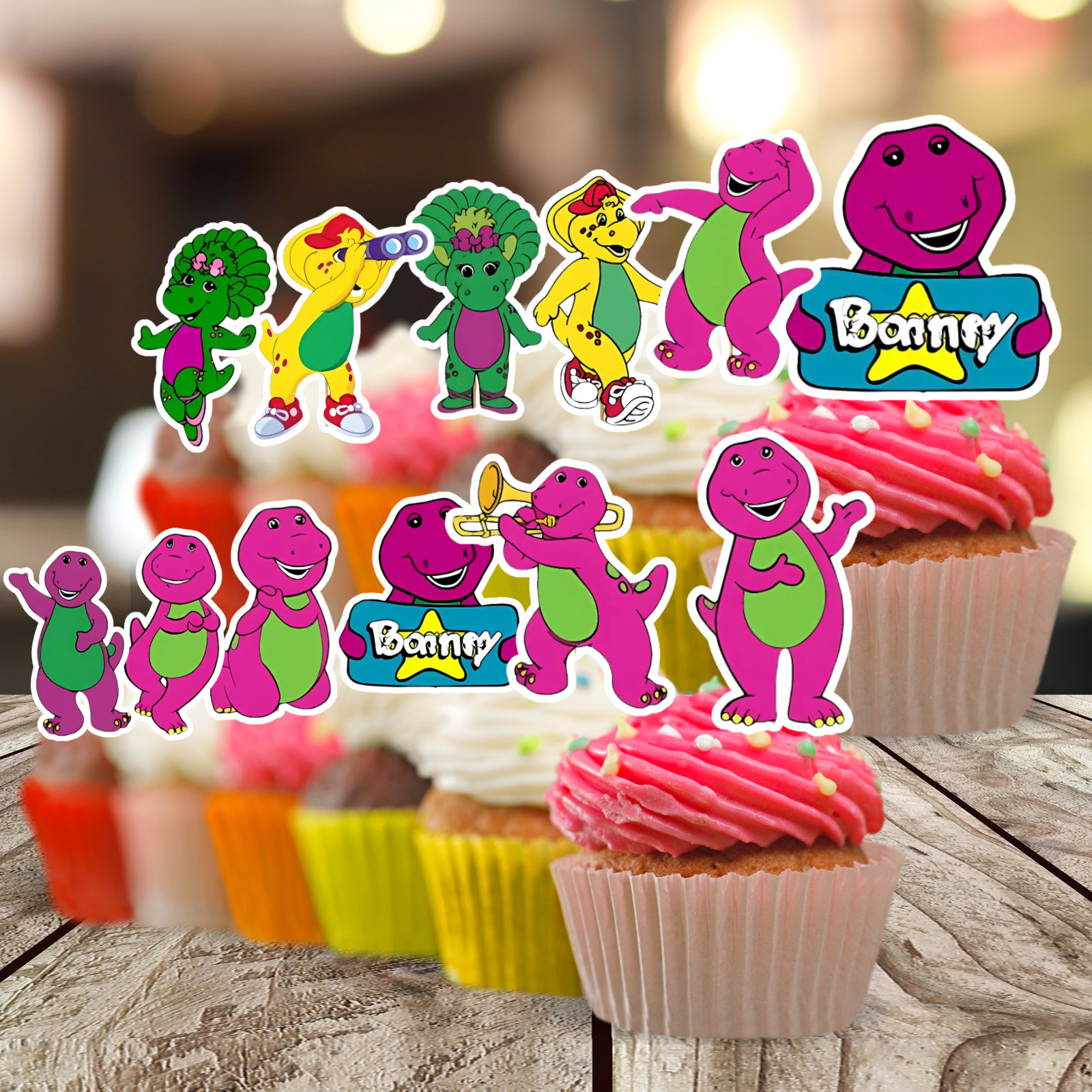Barney happy birthday party supplies favor centerpiece decoration event theme