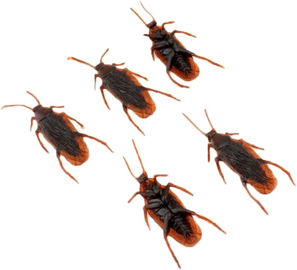 Tiny 10PC Cockroach Toy Set – Perfect for Pranking Friends & Halloween Decor
