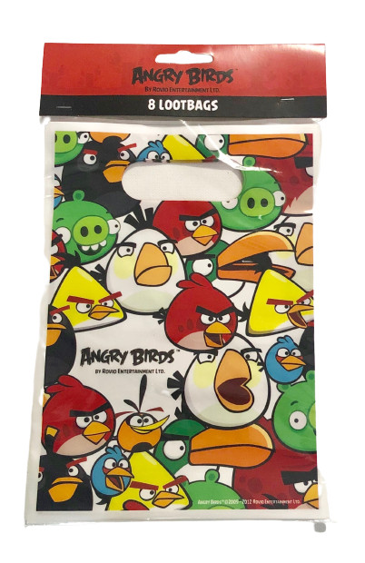 Angry Birds loot party bags, 8 pack, Birthday, celebration, brand new