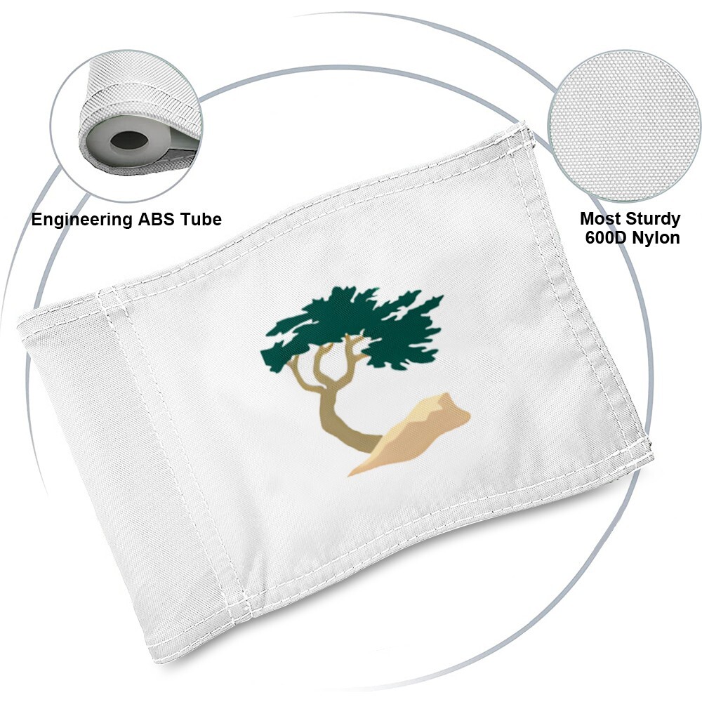 JUPITER HILLS COUNTRY CLUB Golf Pin Flag PGA Tour Regulation Tube Flag 8x6Inch