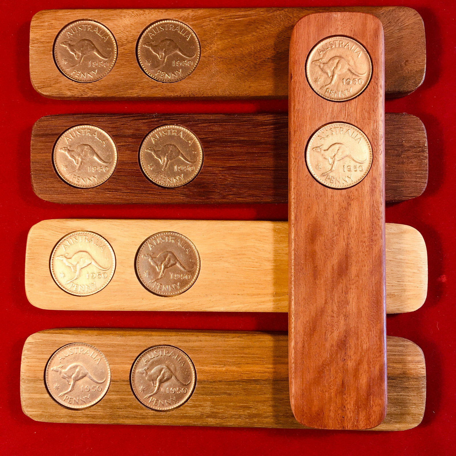 70th Birthday Present Gift – 1956 Australian Penny 2UP Game – ANZAC Day Two-Up