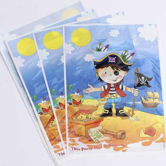Factory Direct Craft Pirate Themed Loot Favor Bags | 96 Pieces