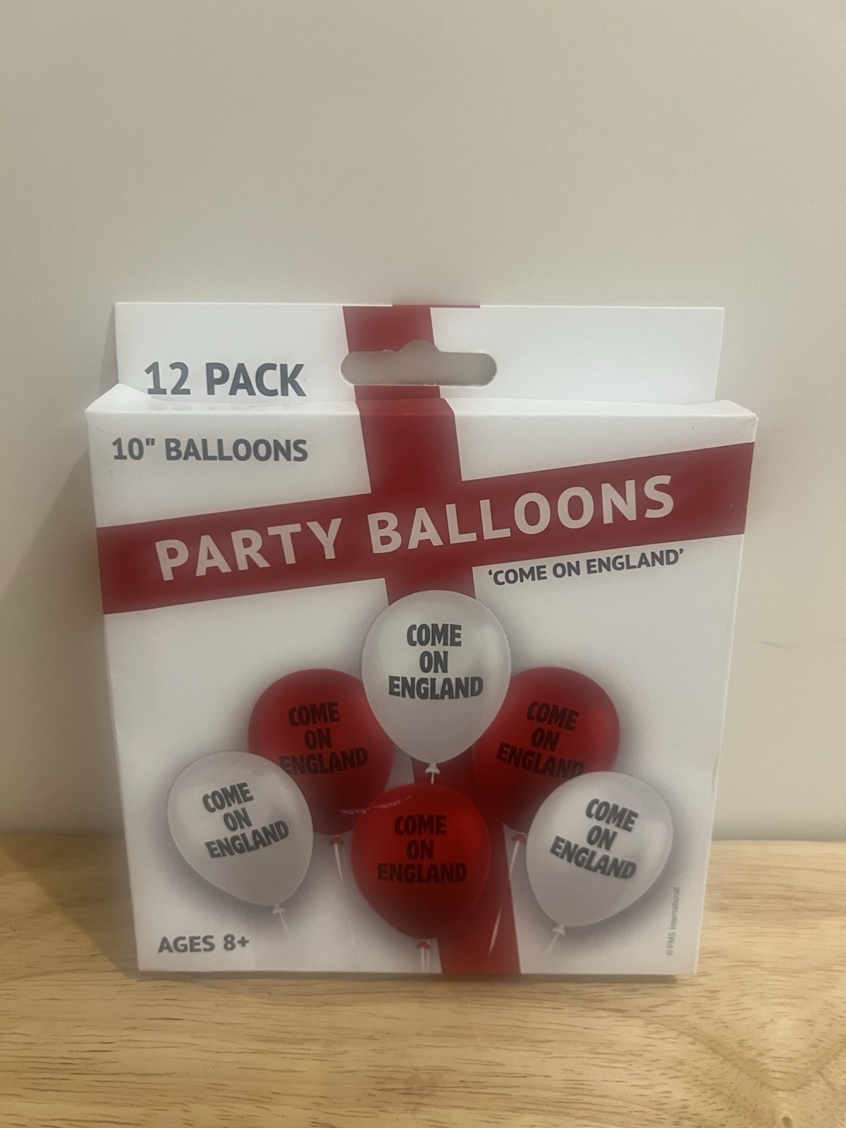 12pk Come On England Balloons