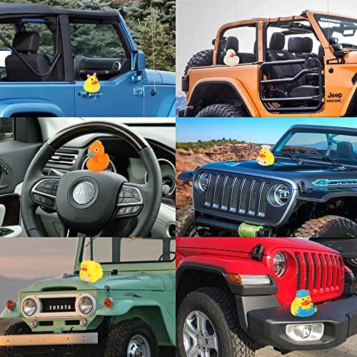 Arttyma Rubber Ducks in Bulk,Assortment Duckies for Jeep Assorted Sizes