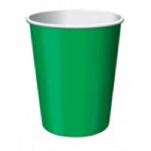 Solid Paper Cups 9 oz Red Blue Yellow Green Purple Pink Lavender Black Magenta