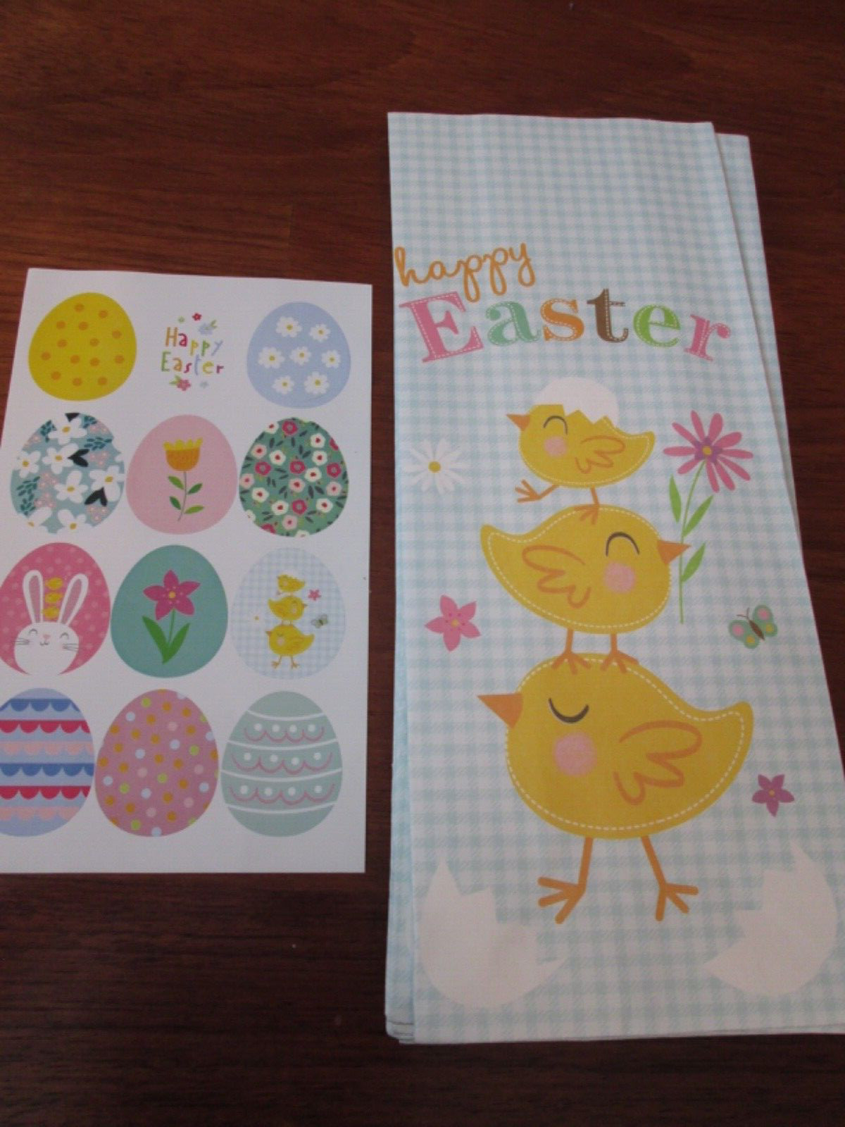 2 New Pkgs. of 10 Paper Easter Bags & 12 Stickers Chicks (20 Bags & 24 Stickers)